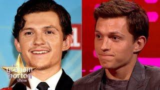 Tom Holland Shows Off How Much Facial Hair He Can Grow  The Graham Norton Show