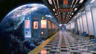 Space Train - 12 Hours - 4K Ultra HD 60fps