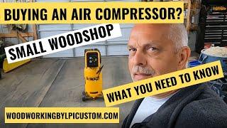 Air Compressor Review For Your Small Woodshop - What To Consider