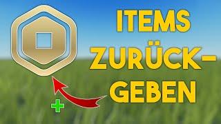 Kann man Roblox Items zurückgeben & Robux wiederbekommen?