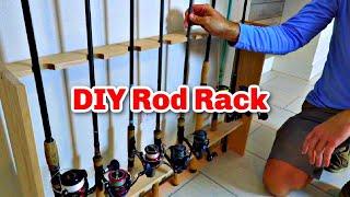 How To Make Your Own Fishing DIY Rod Rack Step-By-Step