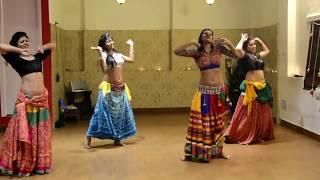 Beautiful Belly Dance Performance by Four Indian Girls