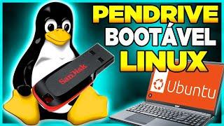 Como Criar um PENDRIVE BOOTÁVEL LINUX Ubuntu Fácil e Rápido 2024