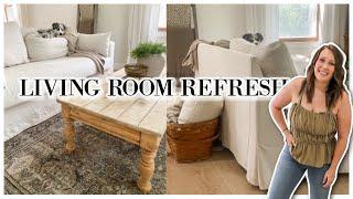 Cozy Neutral Living Room Refresh  Top Decorating Ideas For Your Space