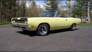 1969 Plymouth Road Runner Convertible 383 Engine in Yellow & Ride on My Car Story with Lou Costabile