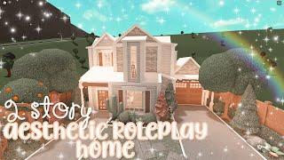 aesthetic roleplay home ୨୧  bloxburg speedbuild  luminto