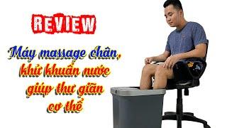 Trải nghiệm Bồn mát xa chân khử khuẩn nước trên Shopee  Kien Review