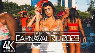 【4K 60fps】 RIO DE JANEIRO LAPA CARNIVAL 2023  «The Party of your Life»  ORIGINAL SOUNDS Feb 19