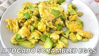 Avocado Egg Scramble - best 5-minute keto breakfast recipe