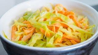 Ensalada de Repollo y Zanahoria - Receta especial para acompañar carnes