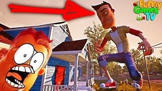 I broke the game HELLO NEIGHBOR CARTOON HORROR game Hello Neighbor