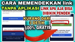 CARA MEMENDEKKAN LINK TANPA APLIKASI- TUTORIAL MEMPERPENDEK LINK