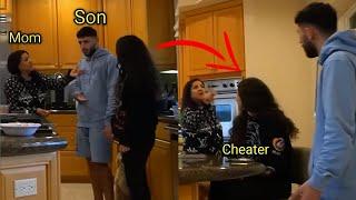 Mom Catches Sons Girlfriend  CHEATING