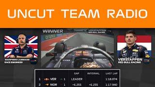 VERSTAPPEN Team Radio last 15 laps  2024 SPAIN