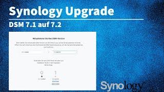 Synology DSM Upgrade auf 7.2