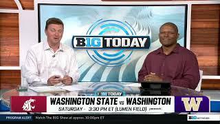 Previewing the Apple Cup Washington State at Washington  B1G Today