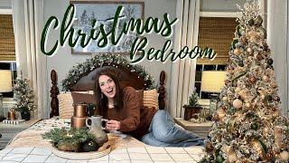 COZY CHRISTMAS BEDROOM MAKEOVER  MASTER BEDROOM DECORATE WITH ME