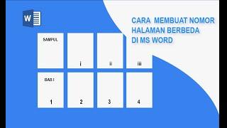 Cara Membuat Nomor Halaman di Word Romawi & Angka biasa