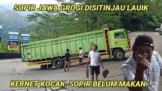 LUCU... Kernet Truk Ngakak Sopir Grogi Ditanjakan Sitinjau Lauik