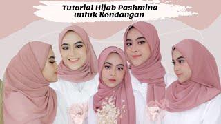 5 STYLE HIJAB PASHMINA UNTUK KONDANGAN SIMPLE & TERBARU 2021  BY ONEDA