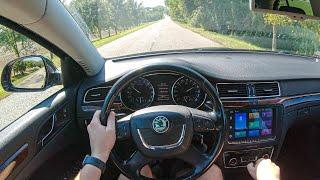 Skoda Superb 2 1.9 TDI - POV Acceleration 0-100