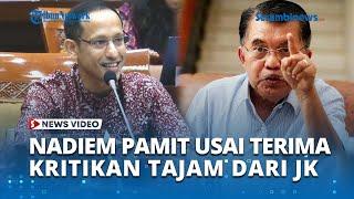 Disindir JK Jarang Ngantor dan Tak Berpengalaman Nadiem Pamit Mundur Kena Mental?