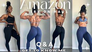 BEST AMAZON ACTIVEWEAR *Affordable  Gym Outfits* Q&A get to know me
