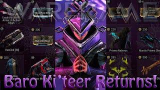 Warframe - Baro KiTeer Returns 19th April 2024