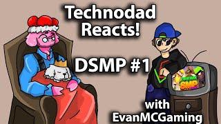 Technoblades Dad learns Dream SMP history with EvanMCGaming