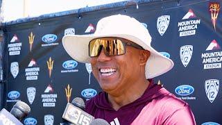 Hines Ward following first practice as ASU wide receivers coach 04162024