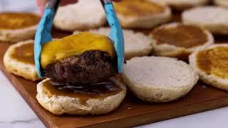 Grilled Meat Lovers Biscuit Cheeseburgers  Pillsbury