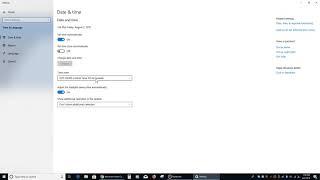 How To Set The Time On Yor PC In Windows 10
