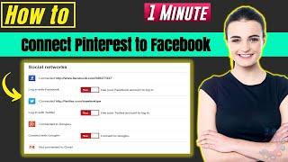 How to connect pinterest to facebook 2024  How to 1 Minute