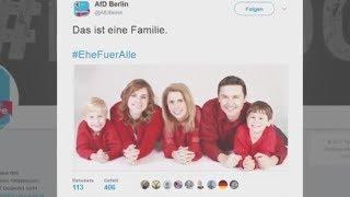 Tweet sorgt für Spott So sieht die perfekte Familie der Berliner AfD aus