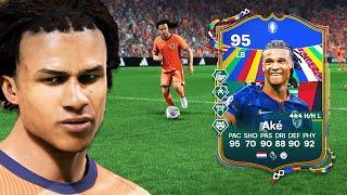 95 TEAM OF THE TOURNAMENT AKE SBC PLAYER REVIEW  EA FC 24 ULTIMATE TEAM