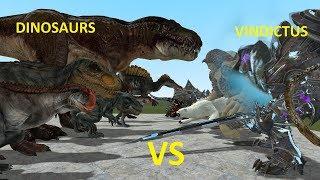 NPC DINOSAURS VS VINDICTUS BOSSES - GMOD FIGHTS