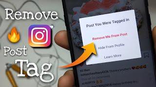 How to Remove My Tag From Someone Elses Post Instagram