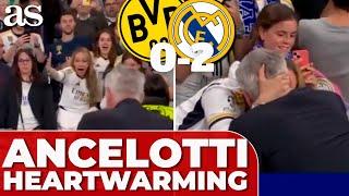 ANCELOTTIS FIRST move after final whistle a HEARTWARMING moment with HIS WIFE  Real Madrid