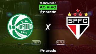 JUVENTUDE X SÃO PAULO AO VIVO - TRANSMISSÃO AO VIVO BRASILEIRÃO 2024