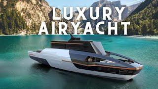 luxury AirYacht passengers cruise both in the air and on the water