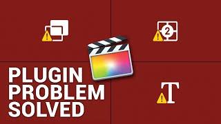 How to fix EASILY the Final Cut Pro Red Screen Error  FCPx “Plugin Not Working” Error Fixed