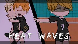 meme Heat waves AtsuHina spoiler? Haikyuu gacha {animation}