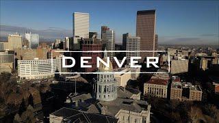 DENVER COLORADO 2024  4K DayNight Drone Footage