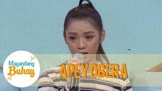 Magandang Buhay Apey tells about her struggles in life