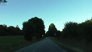 Driving From 29390 Scaër To 22110 Glomel Brittany France 3rd September 2019