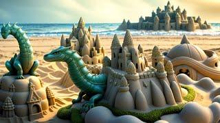 Sandcastles  - Ai animation - 4K60fps