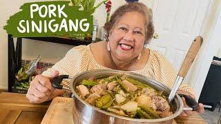 Sinigang Na Baboy Recipe  Filipino Pork in Tamarind Soup  Home Cooking With Mama LuLu