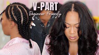 NATURAL VPART WIG BEGINNER FRIENDLY INSTALL  BEAUTY FOREVER HAIR