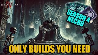 The TOP 3 BEST Necromancer builds Diablo 4 Season 4