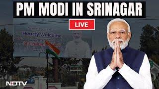 PM Modi LIVE  PM Narendra Modi In Srinagar  NDTV 24x7 Live TV